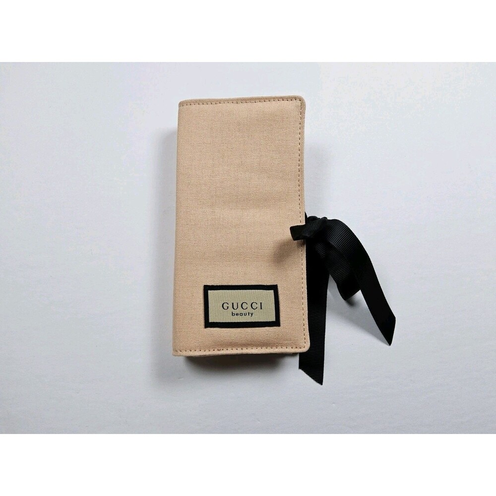 Gucci Beauty GWP Makeup Brush Pouch Pink -NO BRUSHES- Tie Close